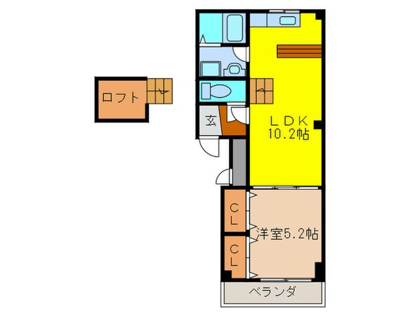 ＣＯＭＦＯＲＴ上の町の物件間取画像